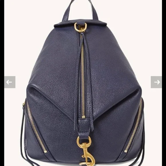 Rebecca Minkoff Navy Backpack - Picture 3 of 10
